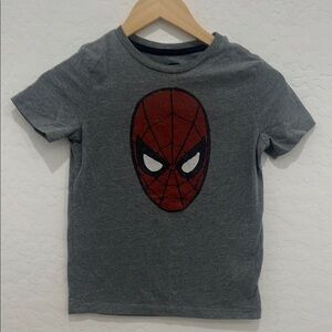 Old Navy Gray Spider-Man Short Sleeve Tee